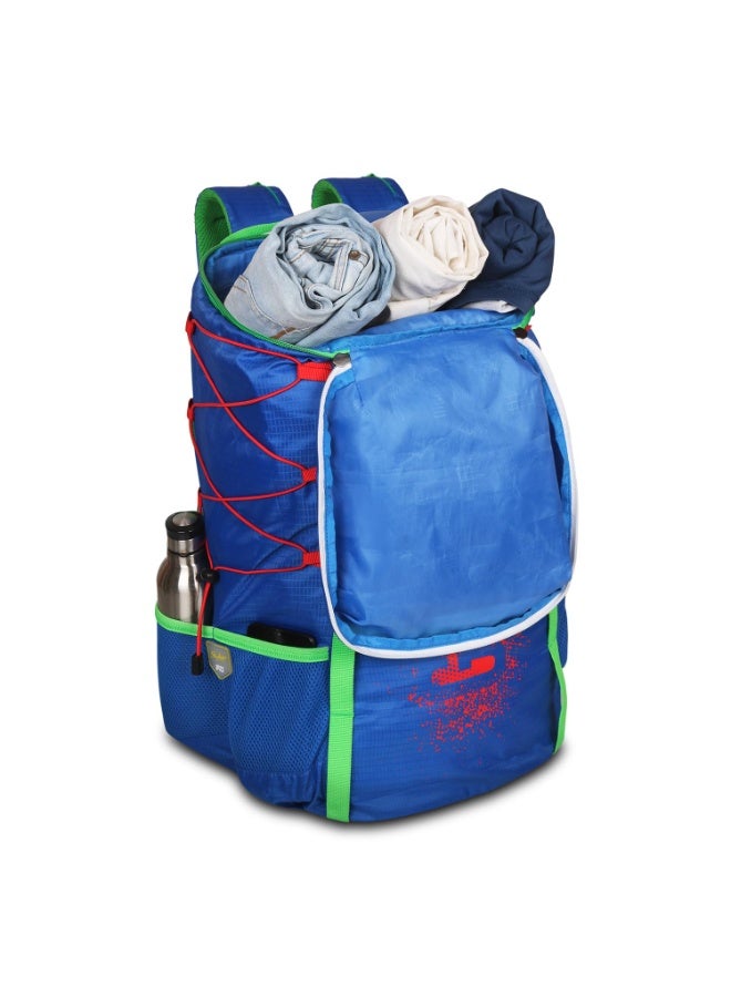 سكاي باجز Skybags CAMP 02 1 Compartment RUCKSACK 45L BLUE - Image 4